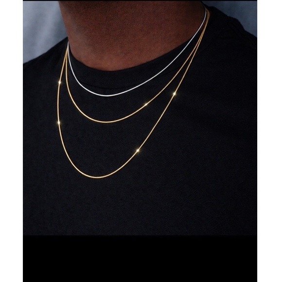 Pendant‎ Chain 14K Gold Plated 20 inch - Picture 3 of 3